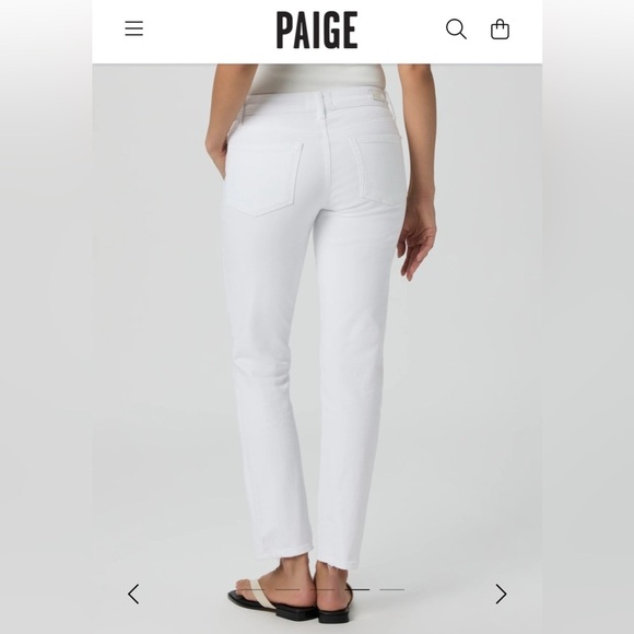 PAIGE Denim - PAIGE Ivory Denim Pants